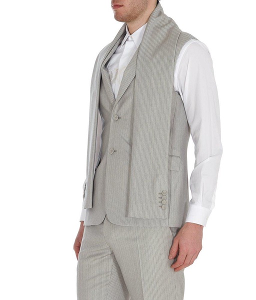 Dior Homme Striped Sleeveless Jacket