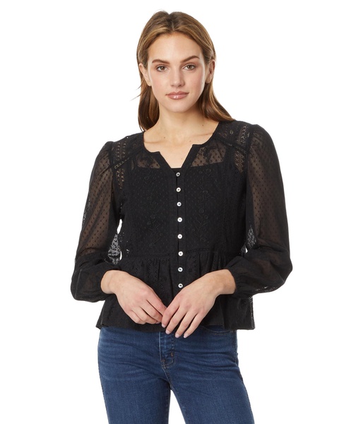 Lucky Brand Women's Lace Date Night Top