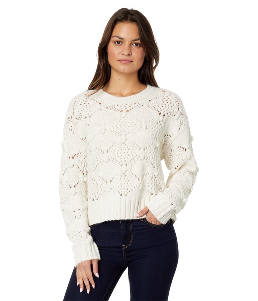 Lucky Brand Women's Open Stitch Pullover Sweater