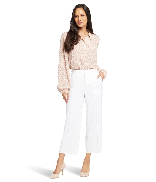 NYDJ Women's Wide Leg Cropped Cargo