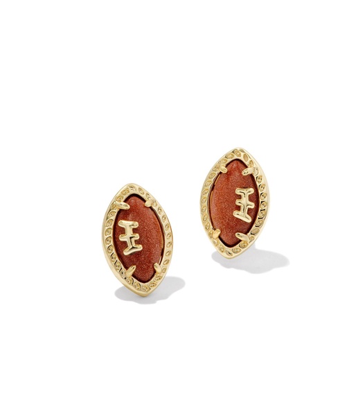 Football Stud Earrings