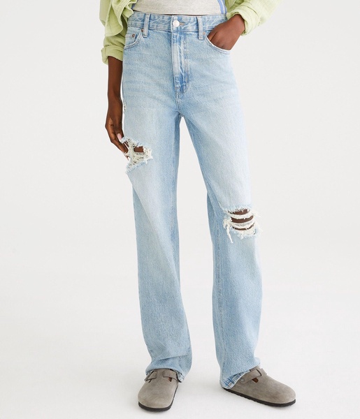 curvy high-rise baggy jean