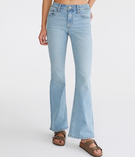 flare mid-rise jean