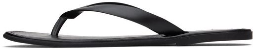 Black Beach Flip Flops