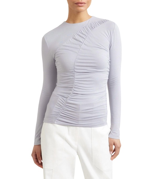 lotte long sleeve tee in lavendar ash