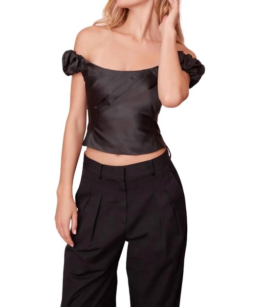 ileana top in black