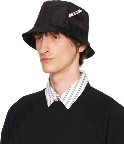 Black Le Chouchou 'Le bob Ovalie' Bucket Hat