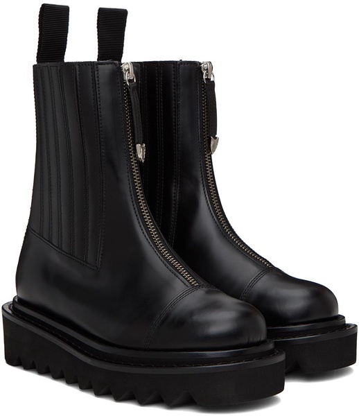 Black Side Gore Boots