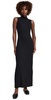 Lauren Sleeveless Turtleneck Maxi Dress