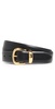 Narrow Semi Formal Calf Leather Belt