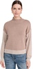 Cotton Cashmere Funnel Sweater