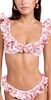 Anastasia Ruffle Scoop Neck Bikini Top