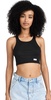 Womens Cropped Classic Racer Tank