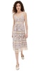 Joah Embroidery Sleeveless Midi Dress