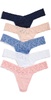 Cotton Low Rise 5 Pack Thong