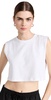 Boxy Sleeveless Crew Tee