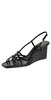 Multi Strap Wedge Sandals 75mm