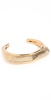 Hera Dome Ridge Statement Cuff Bracelet