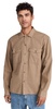 Field Pocket Shirt In Crosshatch Cotton