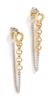 Kelly Two Tone Chain Earrings