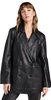 Veda Leather Dalia Relaxed Blazer