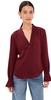 Maisey Long Sleeve V Neck Blouse