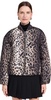 Leni Leopard Padded Bomber Jacket