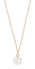 14K   Pearl and Diamond Dot Necklace