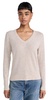 Cashmere Core V Neck Pullover