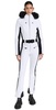 Parry Ski Jumpsuit Faux Border