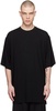 Black Oversized Creased T-Shirt