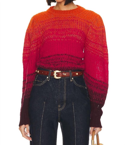 rosalia pullover sweater in agate