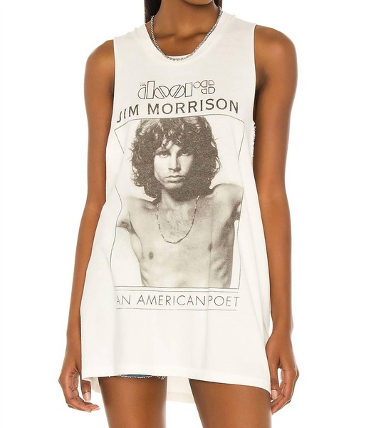 the doors american poet bf muscle tank in vintage white