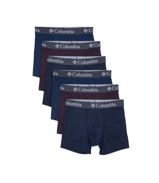 Columbia Amazon Exclusive 6 Pack Performance Boxer Brief