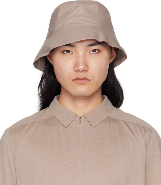 Taupe Waterproof Bucket Hat