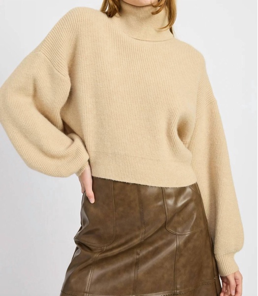 aria sweater top in natural