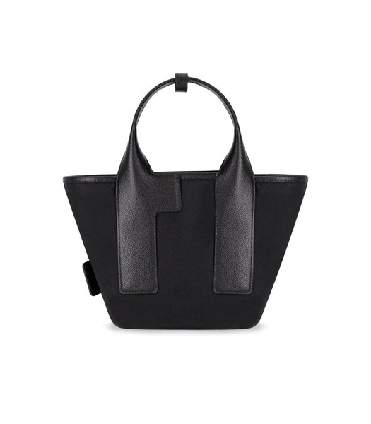 Furla Piuma S Colorblock Nero Vetiever Handbag