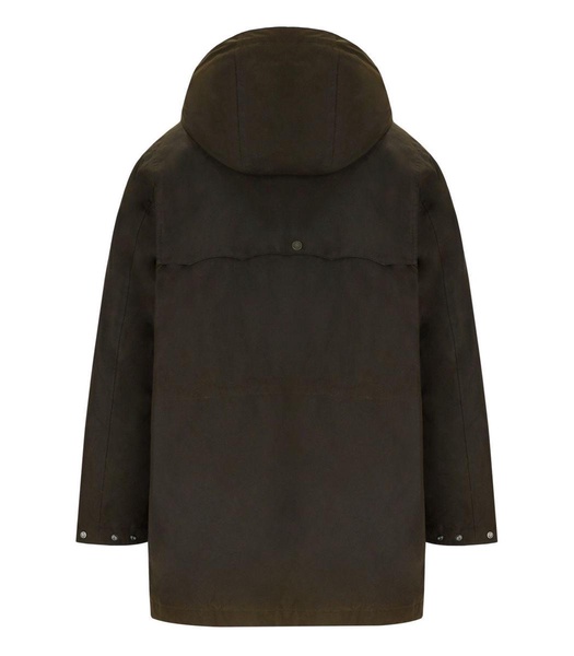 Baracuta Waxed Duffle Deep Moss Parka