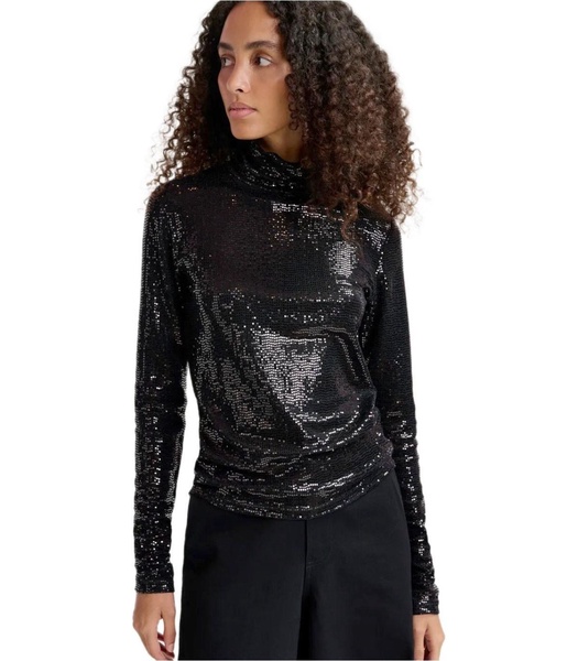 Essentiel Antwerp  Gong Black Turtleneck Top