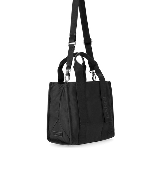 Ganni  Tech Black Handbag