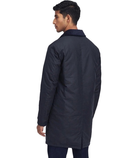 barbour mac navy blue jacket