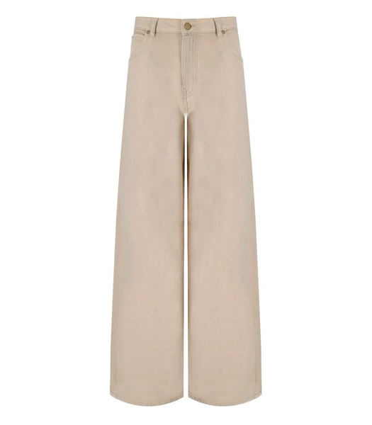 essentiel antwerp ginormous ecru wide leg trousers