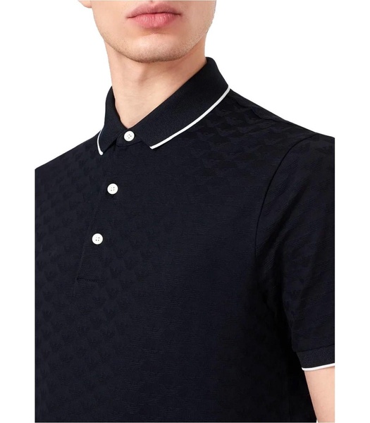 Emporio Armani  Navy Blue Polo Shirt