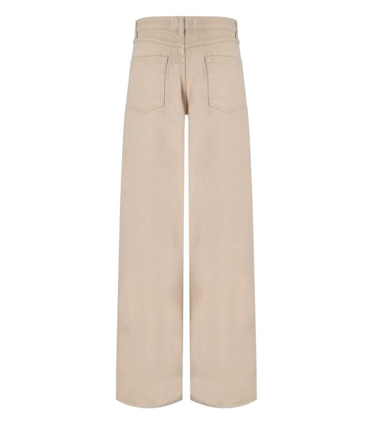 essentiel antwerp ginormous ecru wide leg trousers