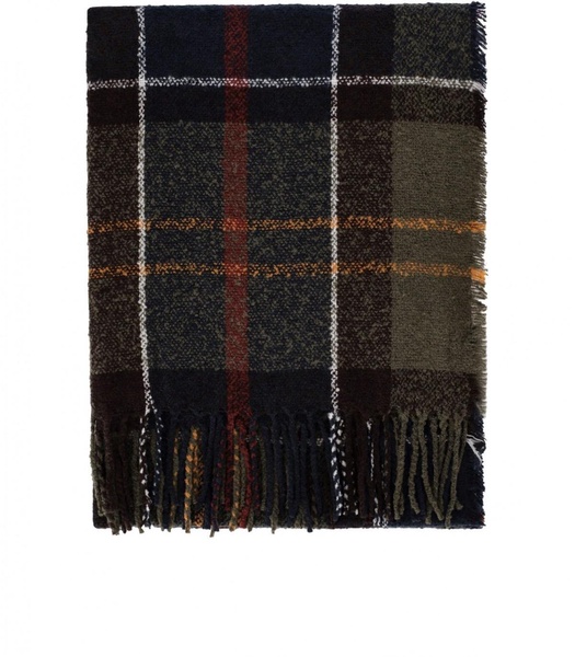 Barbour Bouclé Classic Tartan Scarf