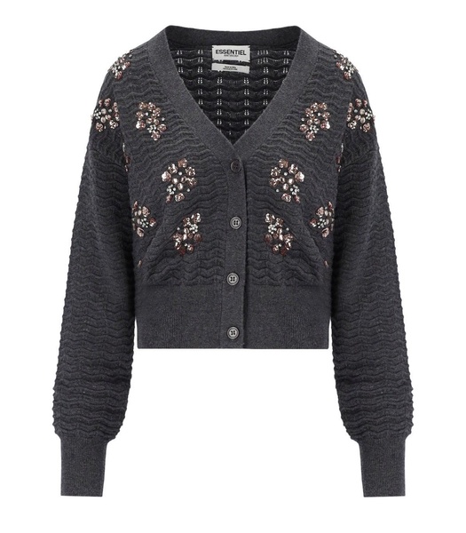 Essentiel Antwerp  Gileto Grey Cardigan