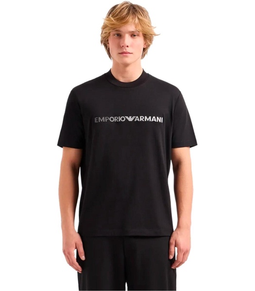 emporio armani black t-shirt with logo