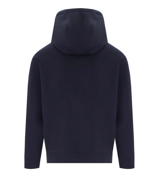 emporio armani puffy navy blue hoodie