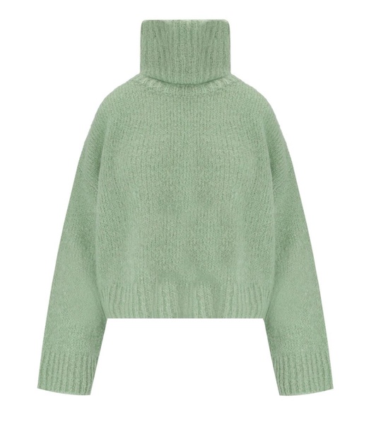 Essentiel Antwerp  Griffin Green Turtleneck Jumper