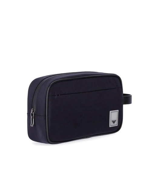 emporio armani travel essential navy blue toiletry bag